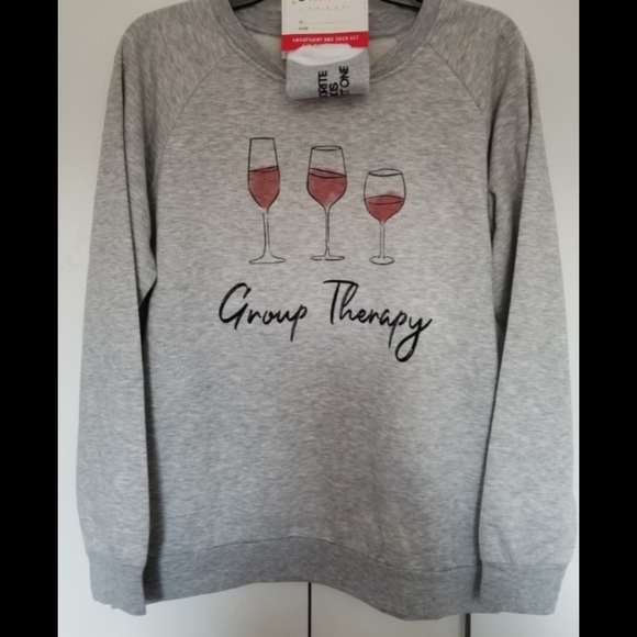 Group Therapy Wine Glass Graphic Set - Picture 4 of 5